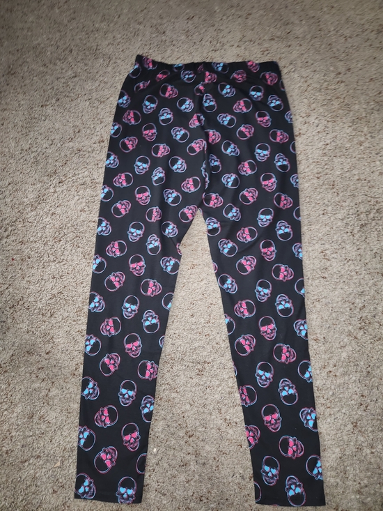No Boundaries Pants - No Boundaries Black Leggings Skull Print For Woman Or Junior Girls Size M(7/9)